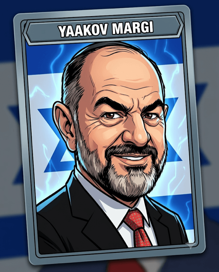 קריקטורה של יעקב מרגי