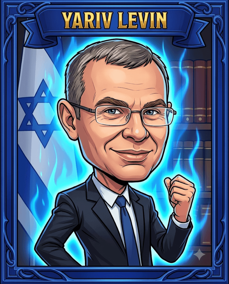 קריקטורה של יריב לוין