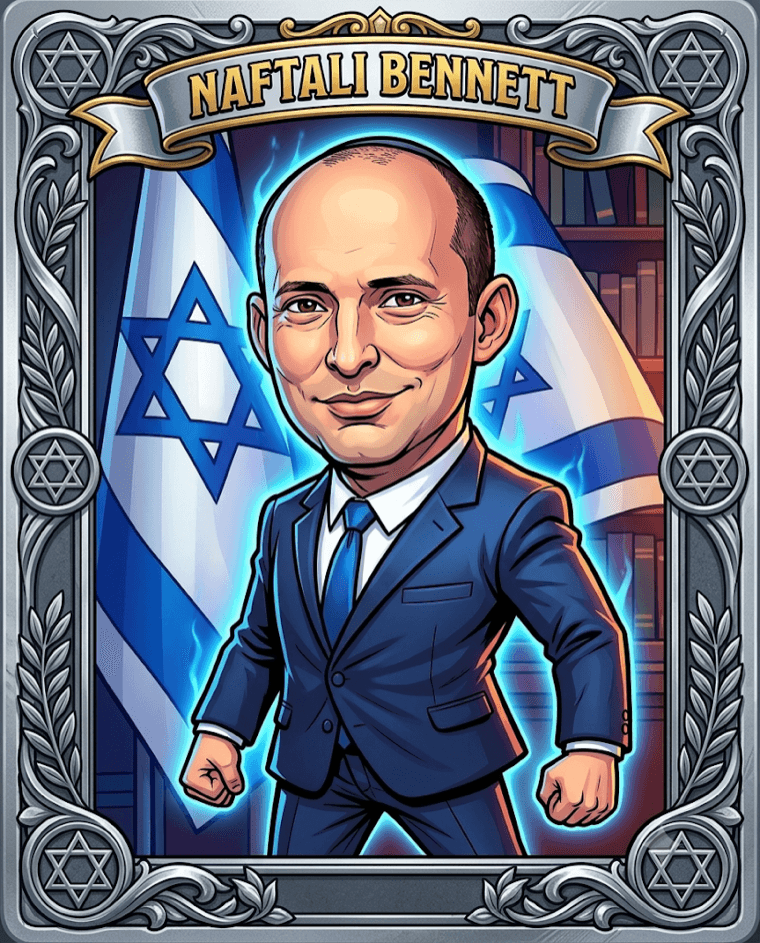 קריקטורה של נפתלי בנט