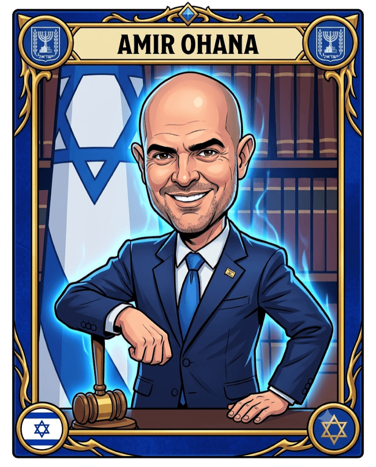 קריקטורה של אמיר אוחנה