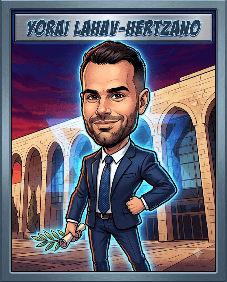 קריקטורה של יוראי להב הרצנו