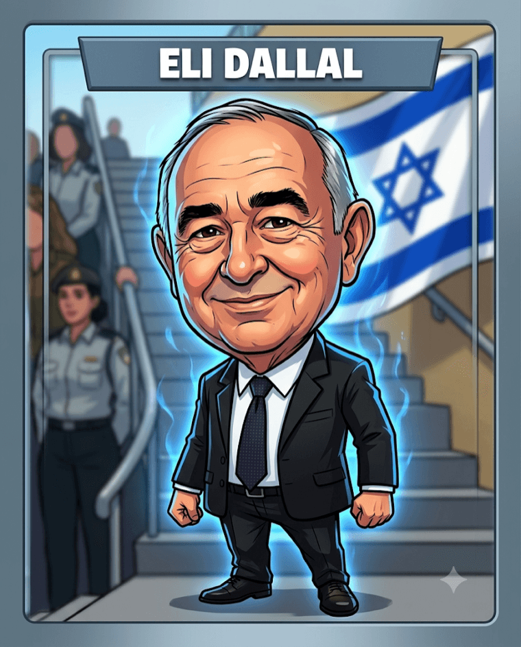 קריקטורה של אלי דלל