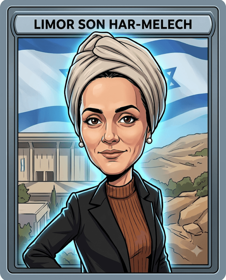 קריקטורה של לימור סון הר מלך